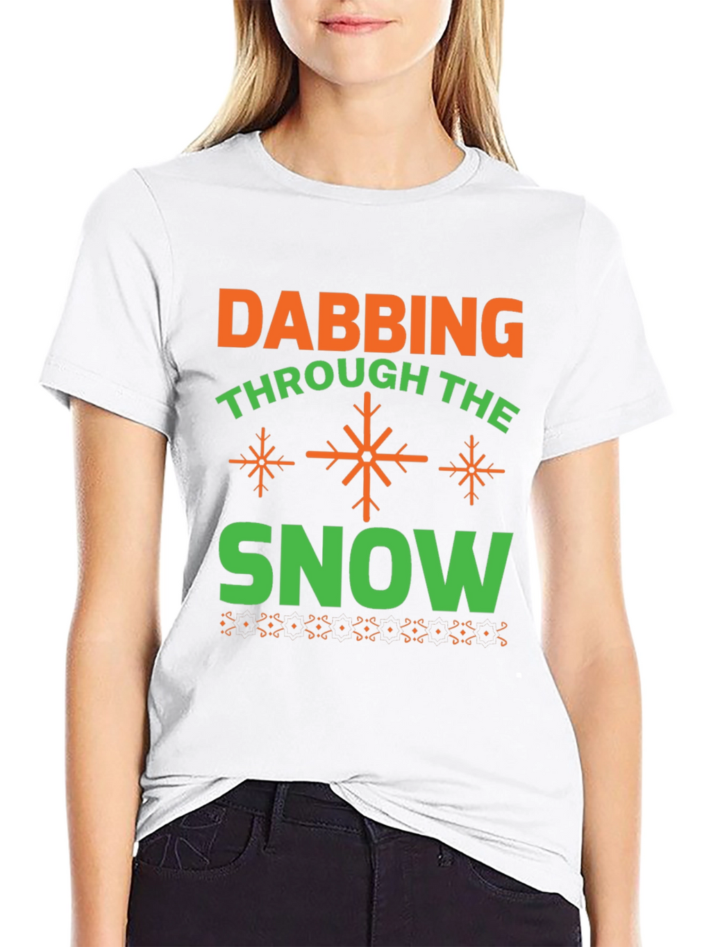 Dabbing Through the Snow Holiday T-Shirt