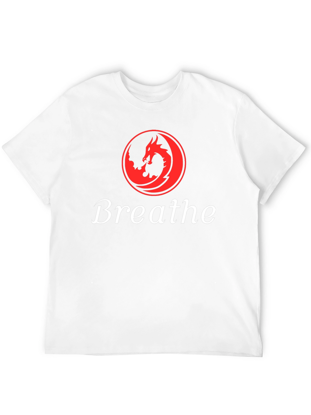 Dragon Breathe Graphic T-Shirt - Soft Black Tee