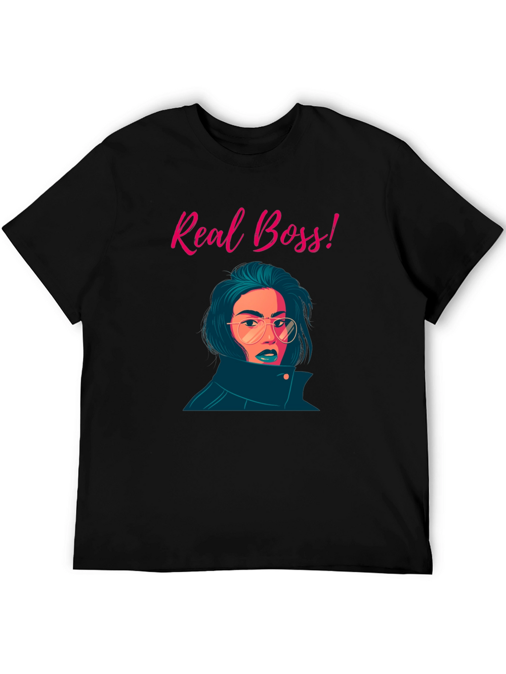 Real Boss Graphic Tee - Stylish & Confident