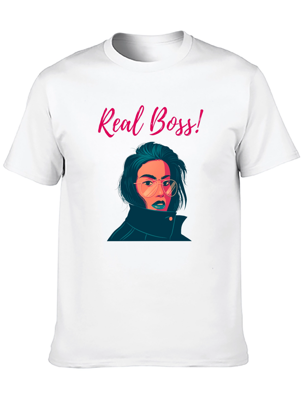Real Boss Graphic Tee - Stylish & Confident