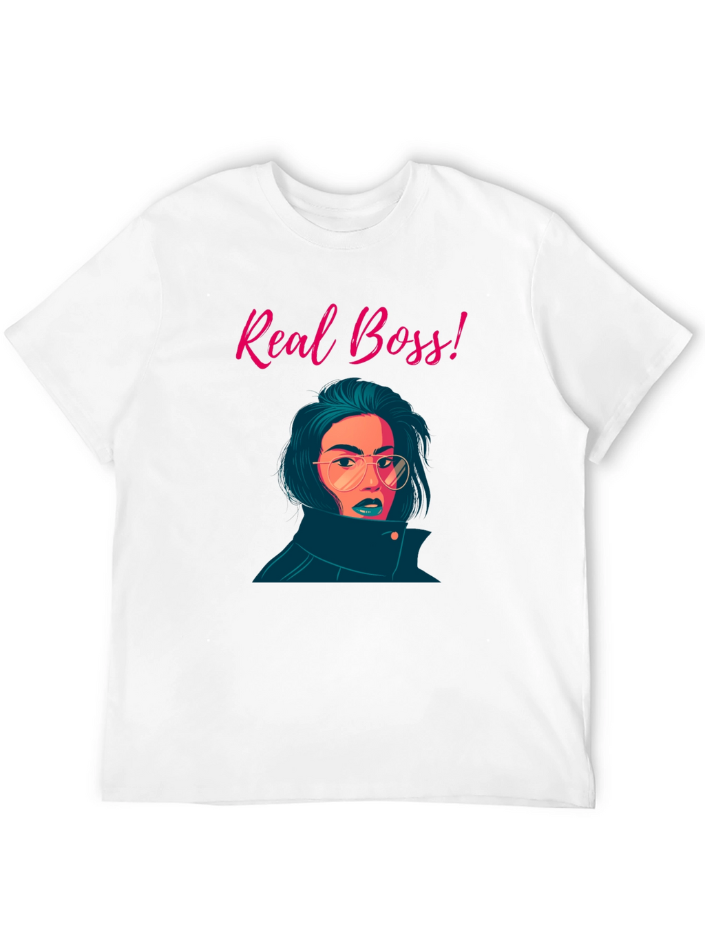 Real Boss Graphic Tee - Stylish & Confident