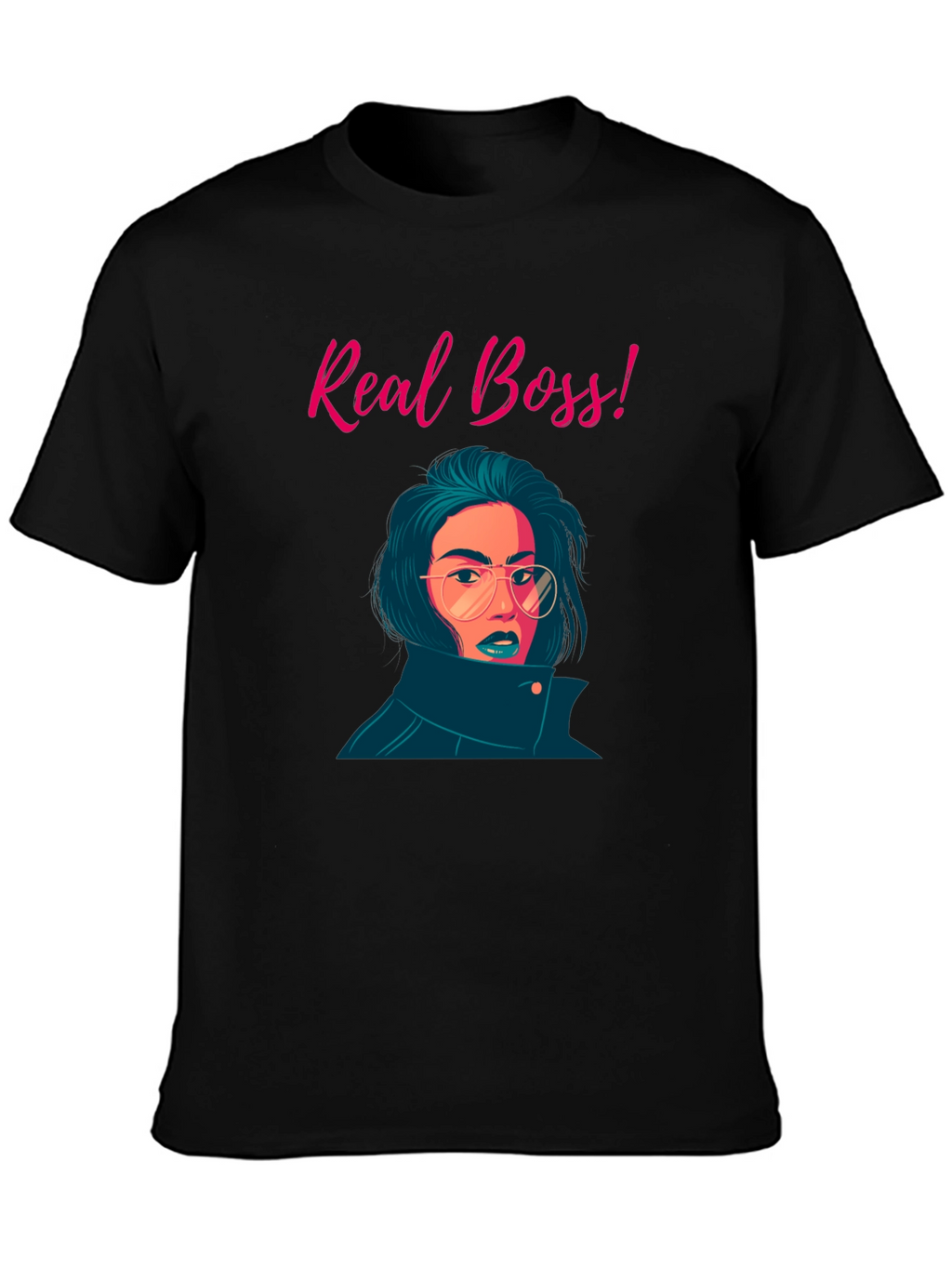 Real Boss Graphic Tee - Stylish & Confident