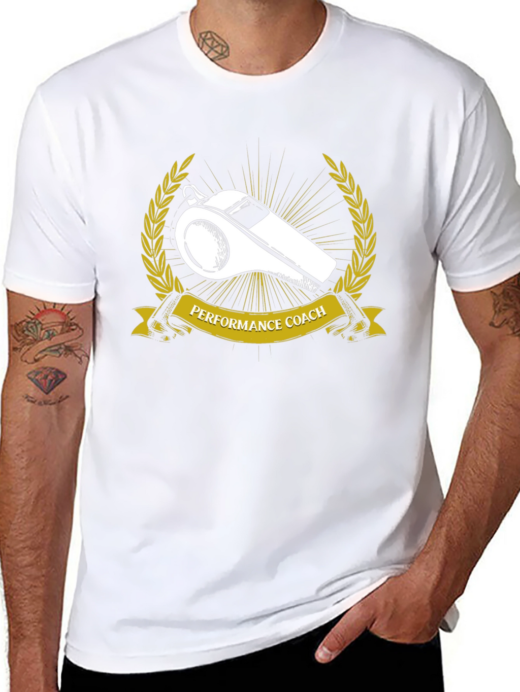 Performance Coach Whistle Graphic T-Shirt