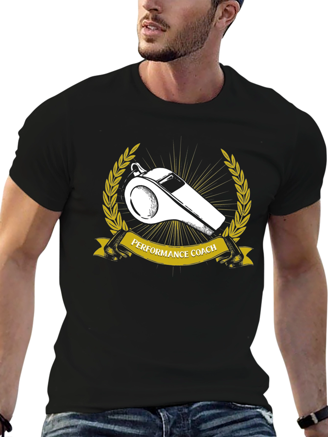 Performance Coach Whistle Graphic T-Shirt