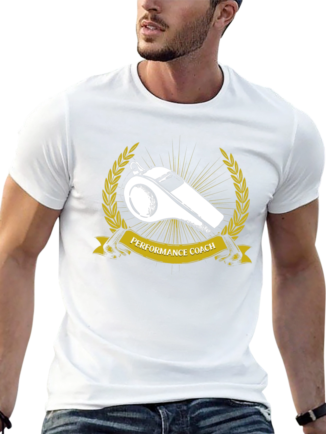 Performance Coach Whistle Graphic T-Shirt