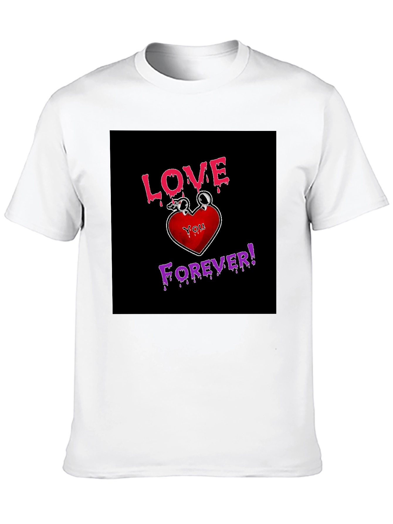 Love You Forever Graphic Tee - Black