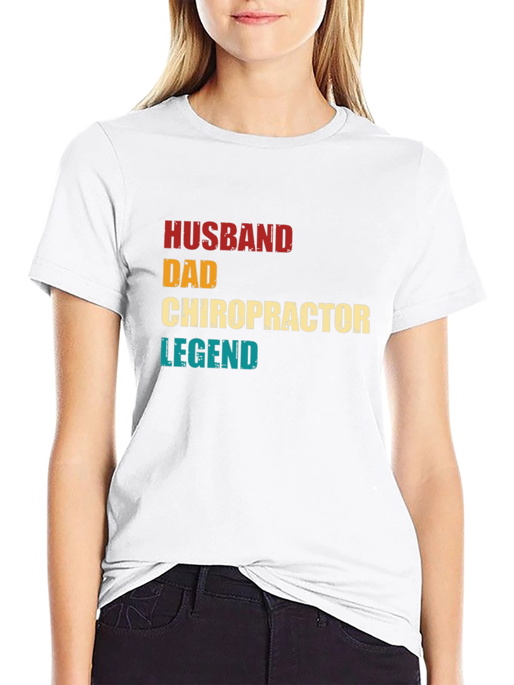 Husband Dad Chiropractor Legend T-Shirt