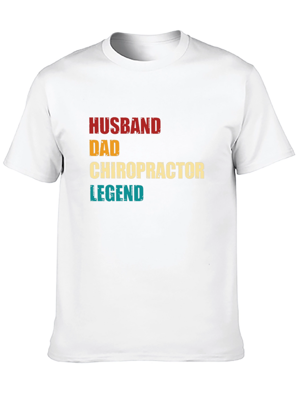 Husband Dad Chiropractor Legend T-Shirt
