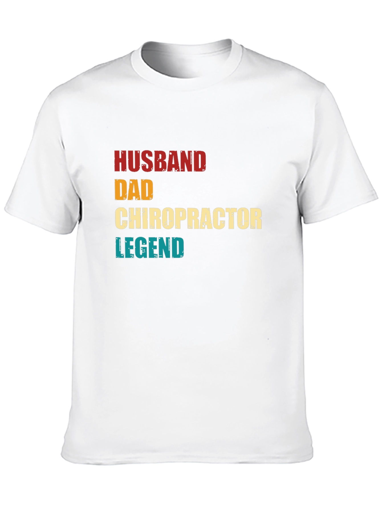 Husband Dad Chiropractor Legend T-Shirt