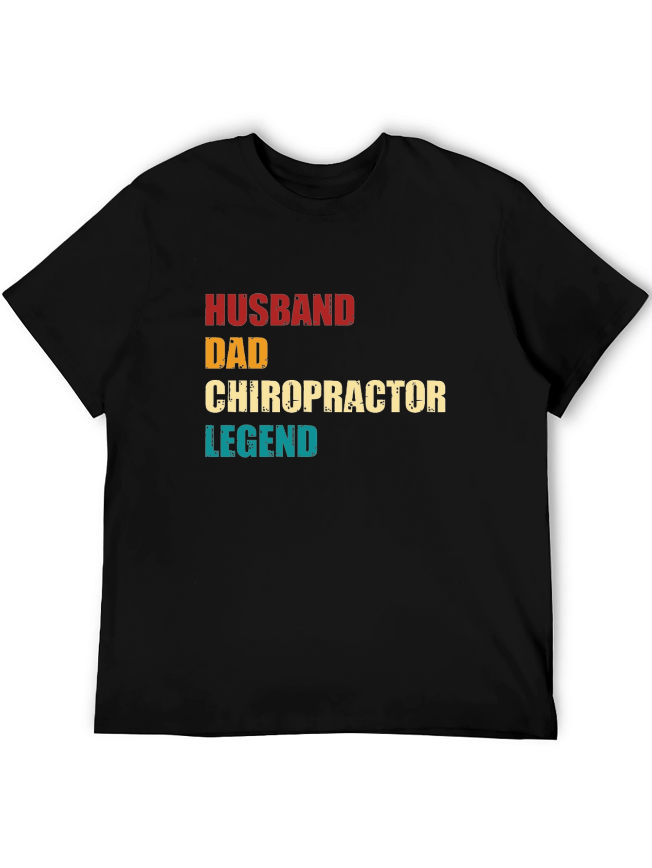 Husband Dad Chiropractor Legend T-Shirt