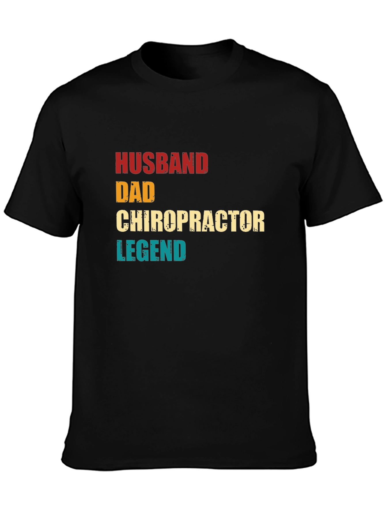 Husband Dad Chiropractor Legend T-Shirt