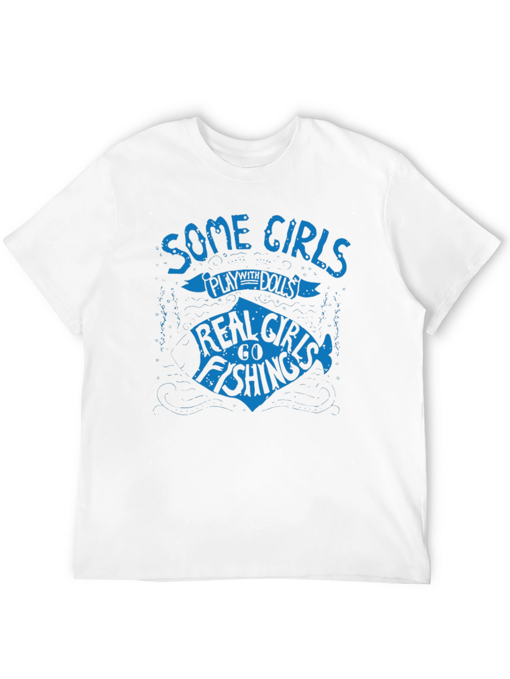 Some Girls Fish T-Shirt - Black