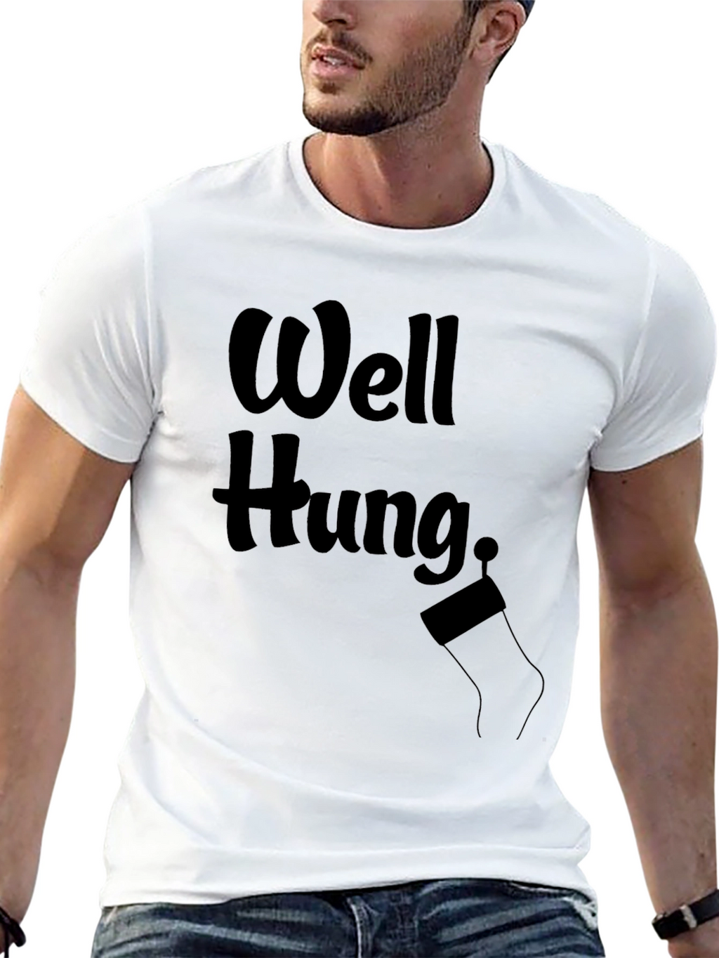 Well Hung Christmas T-Shirt