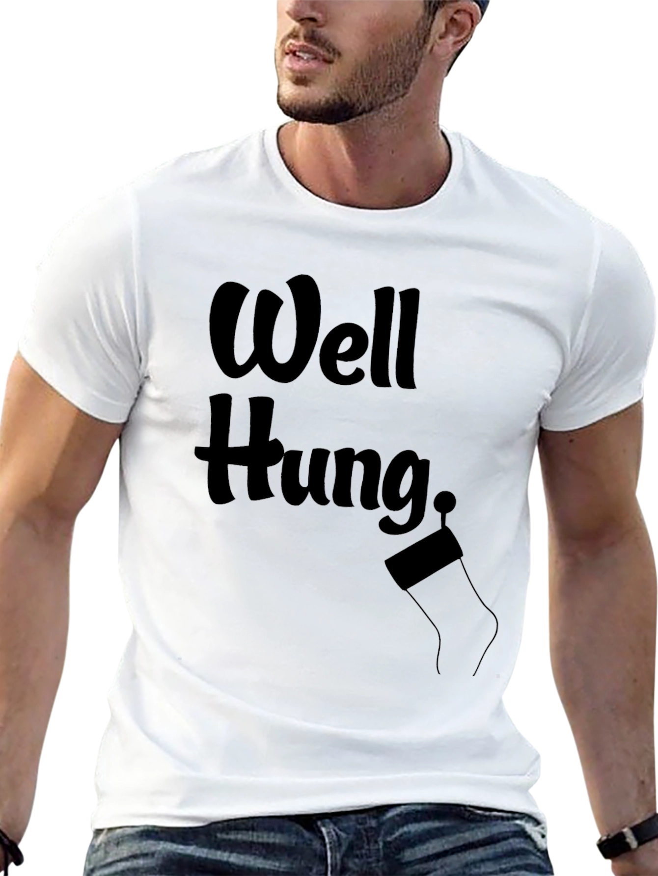 Well Hung Christmas T-Shirt