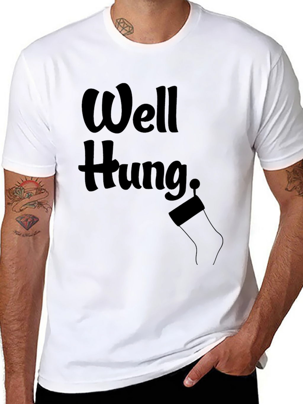 Well Hung Christmas T-Shirt