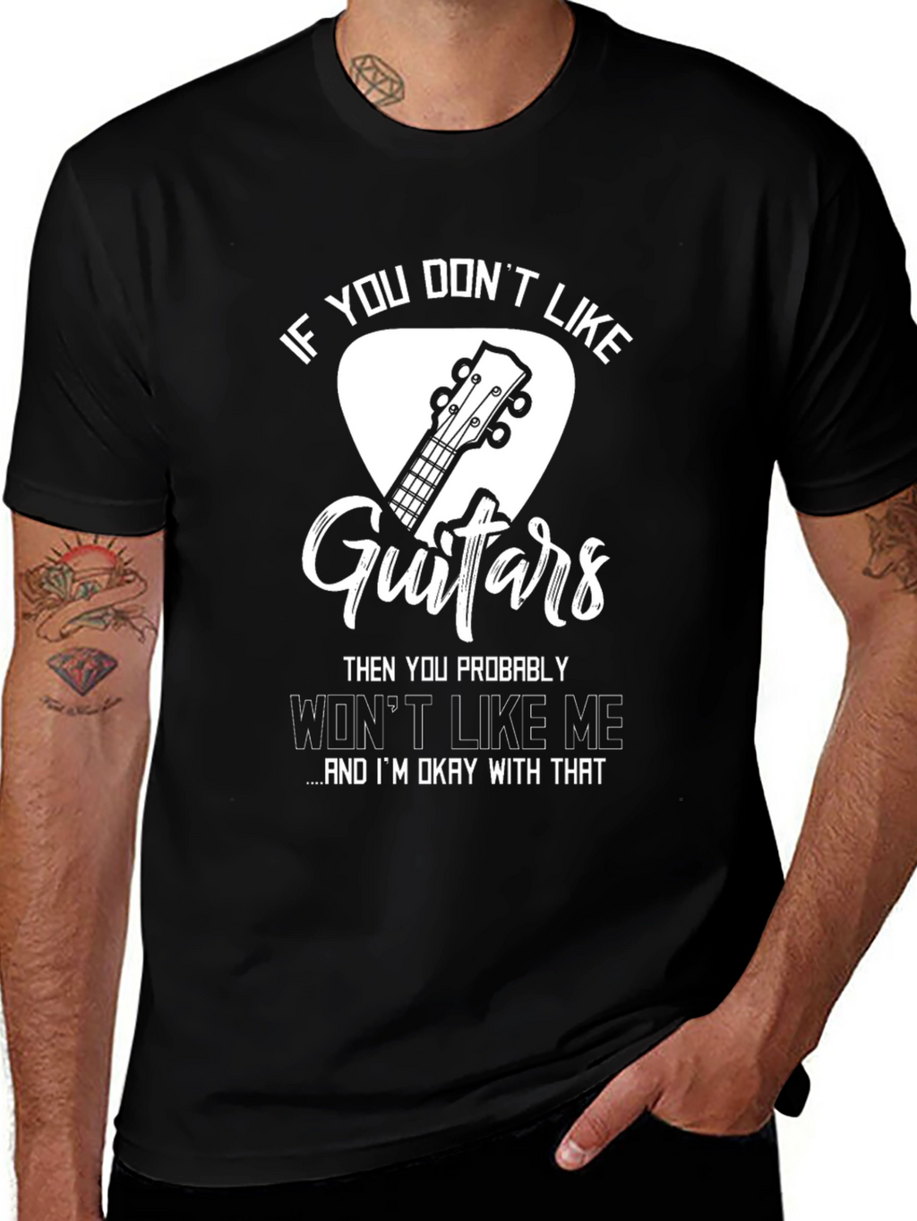 Guitar Lover Graphic T-Shirt