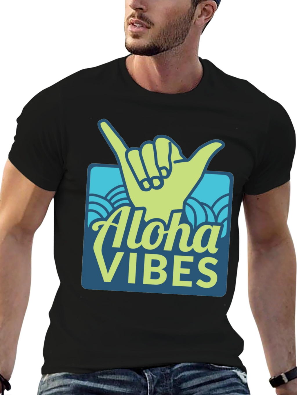 Aloha Vibes Graphic T-Shirt