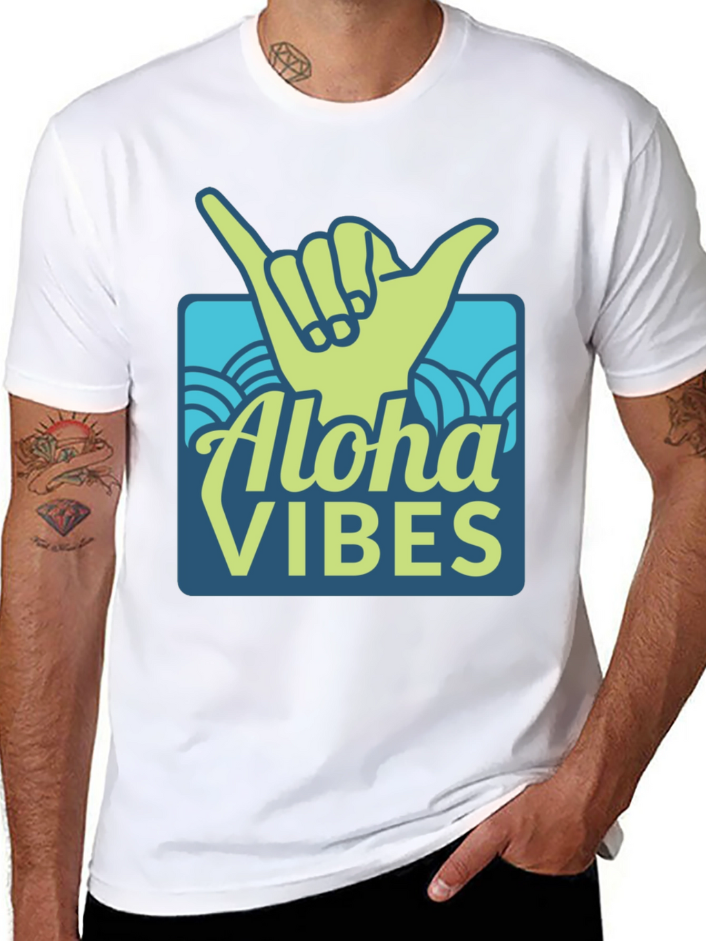 Aloha Vibes Graphic T-Shirt