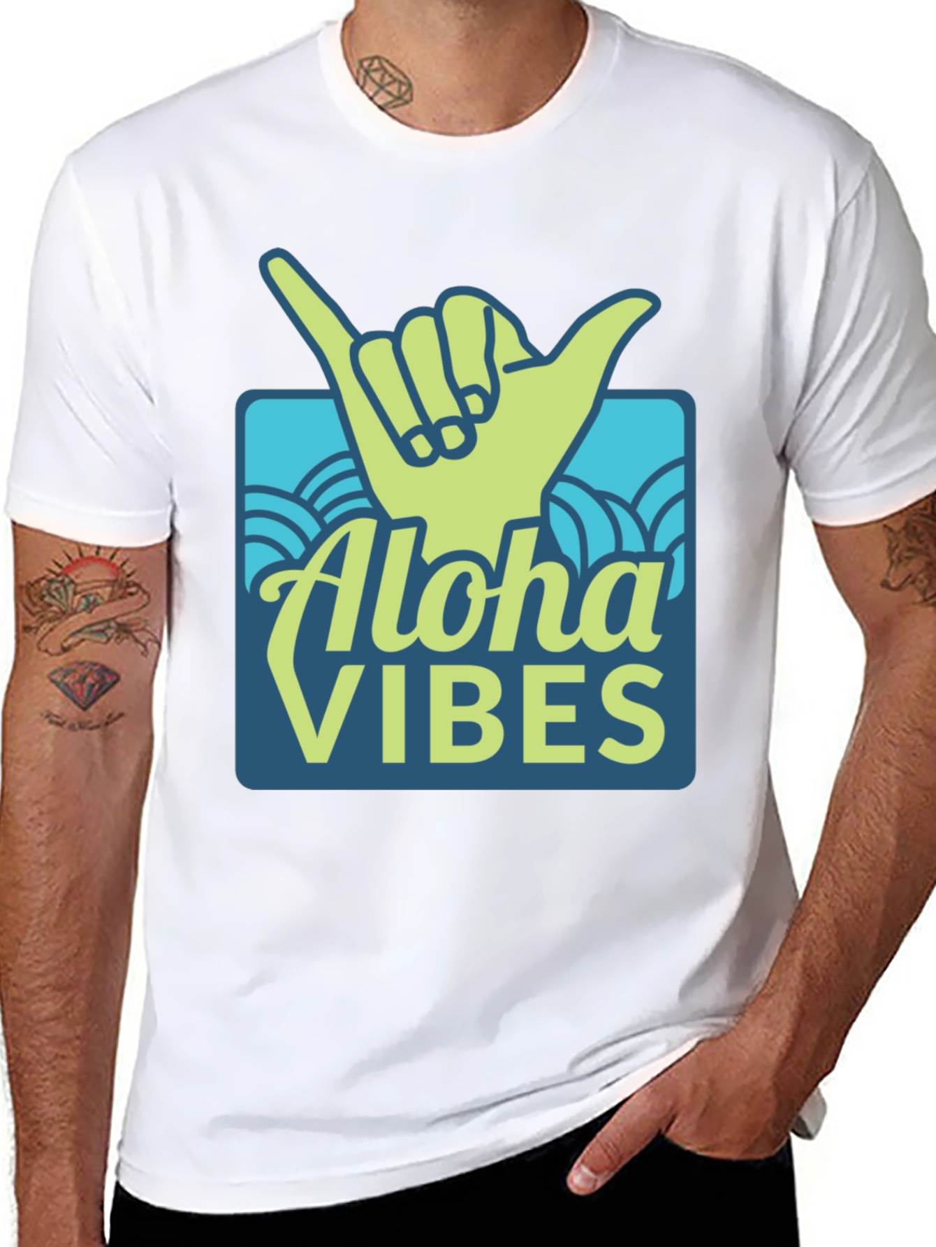 Aloha Vibes Graphic T-Shirt
