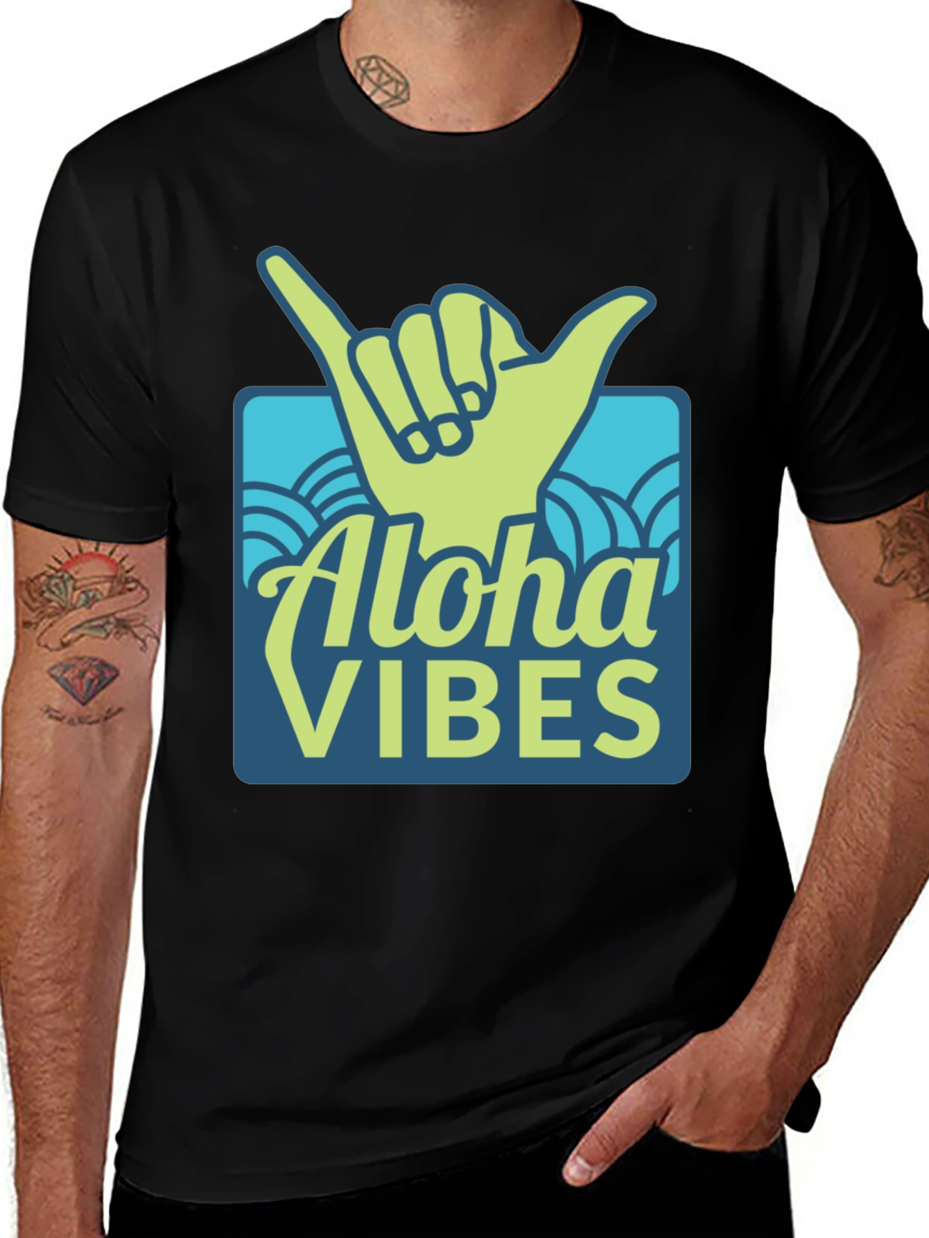 Aloha Vibes Graphic T-Shirt