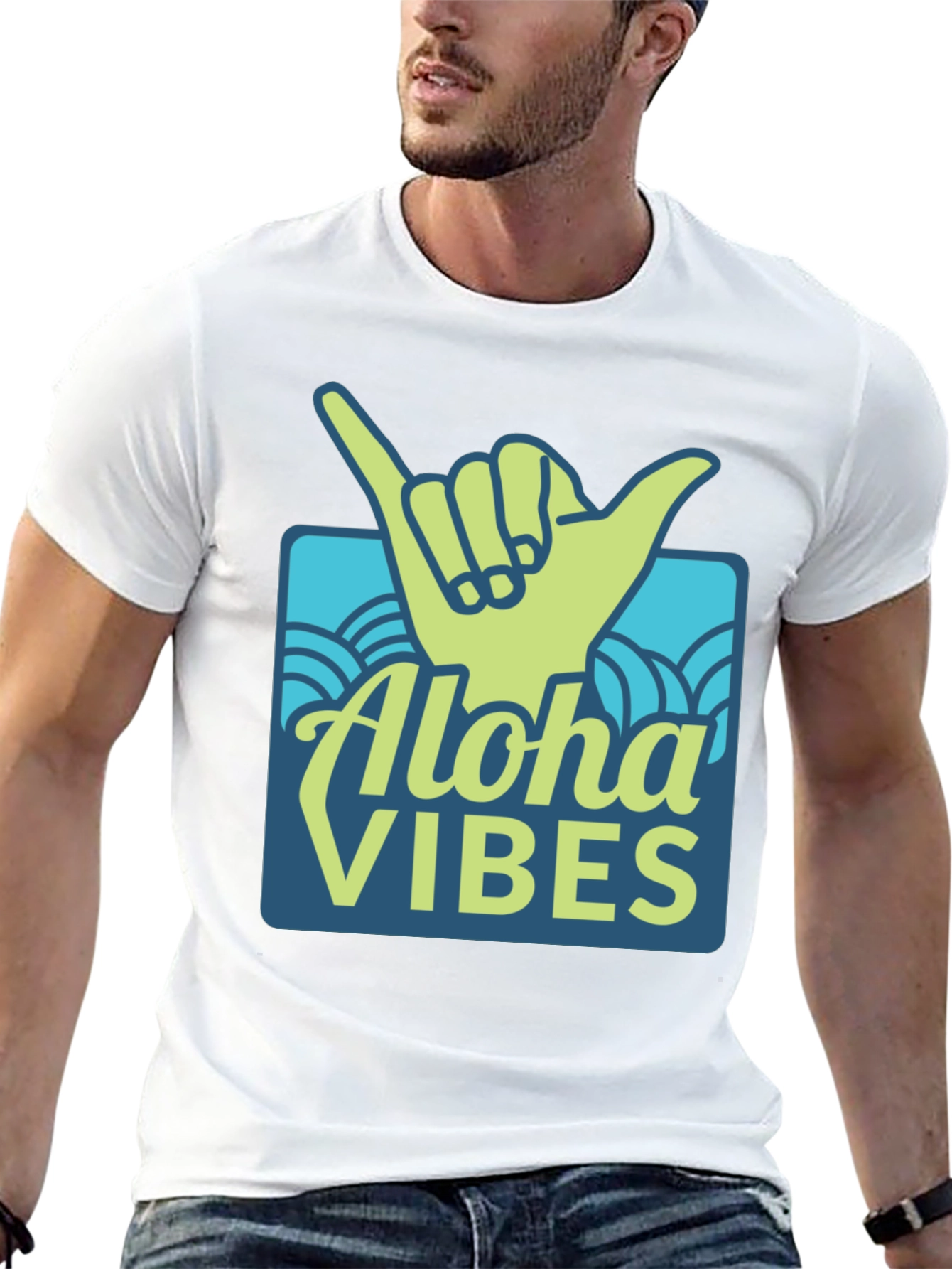 Aloha Vibes Graphic T-Shirt