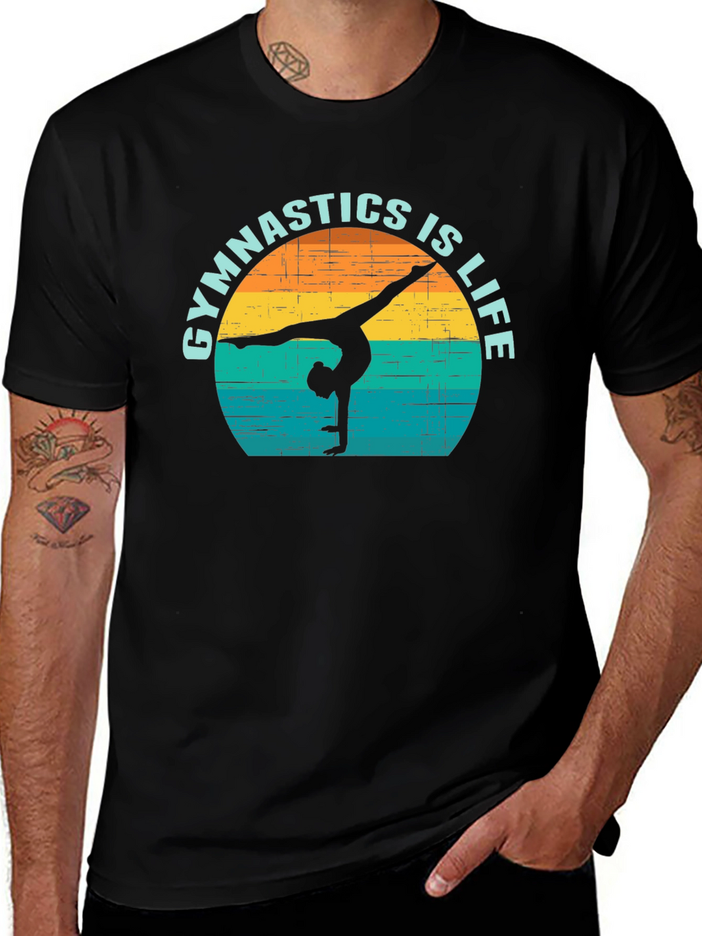 Gymnastics is Life Graphic Tee