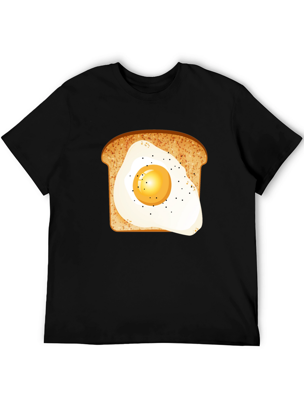 Breakfast Tee: Egg-on-Toast Graphic T-Shirt