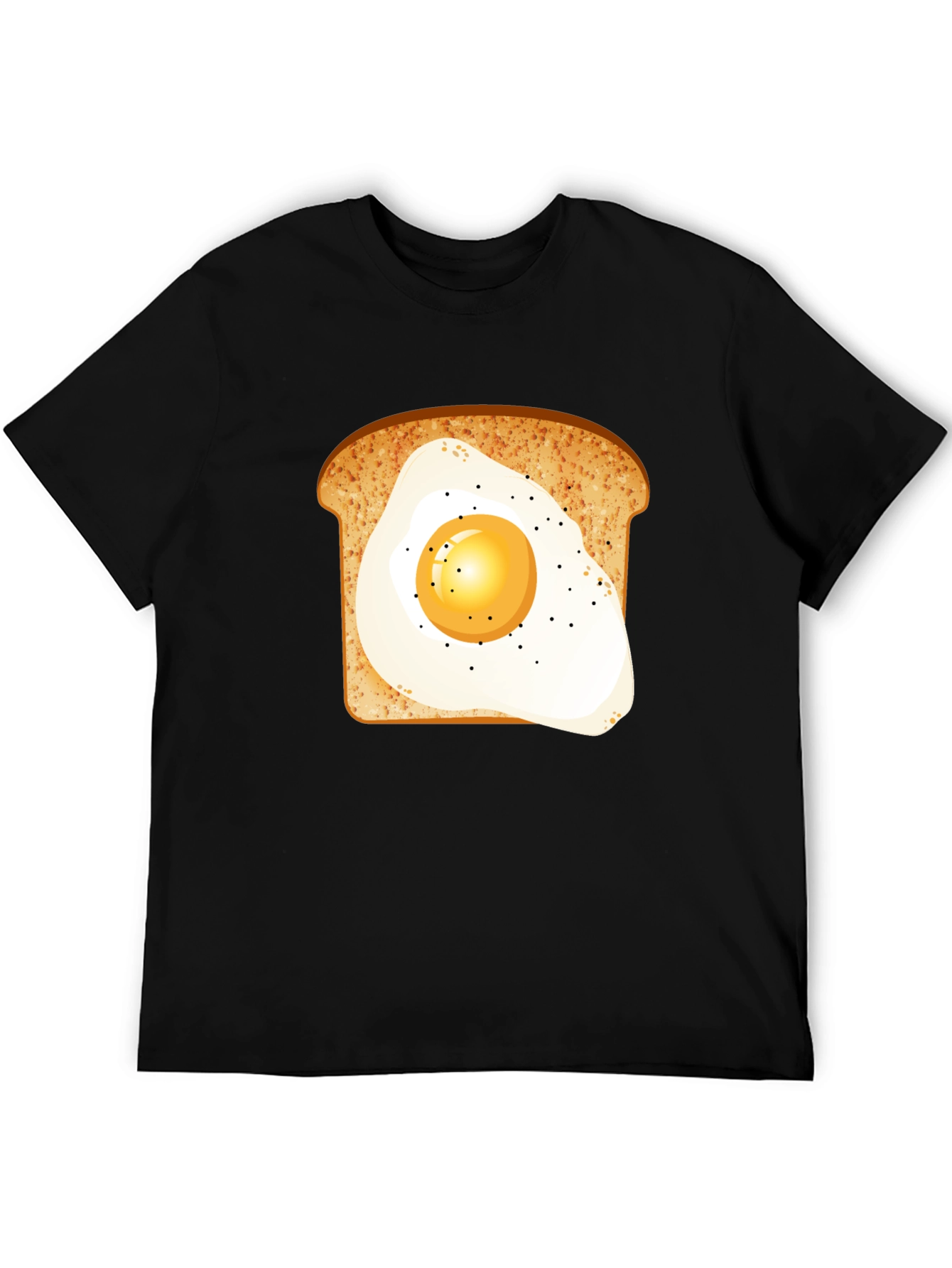 Breakfast Tee: Egg-on-Toast Graphic T-Shirt
