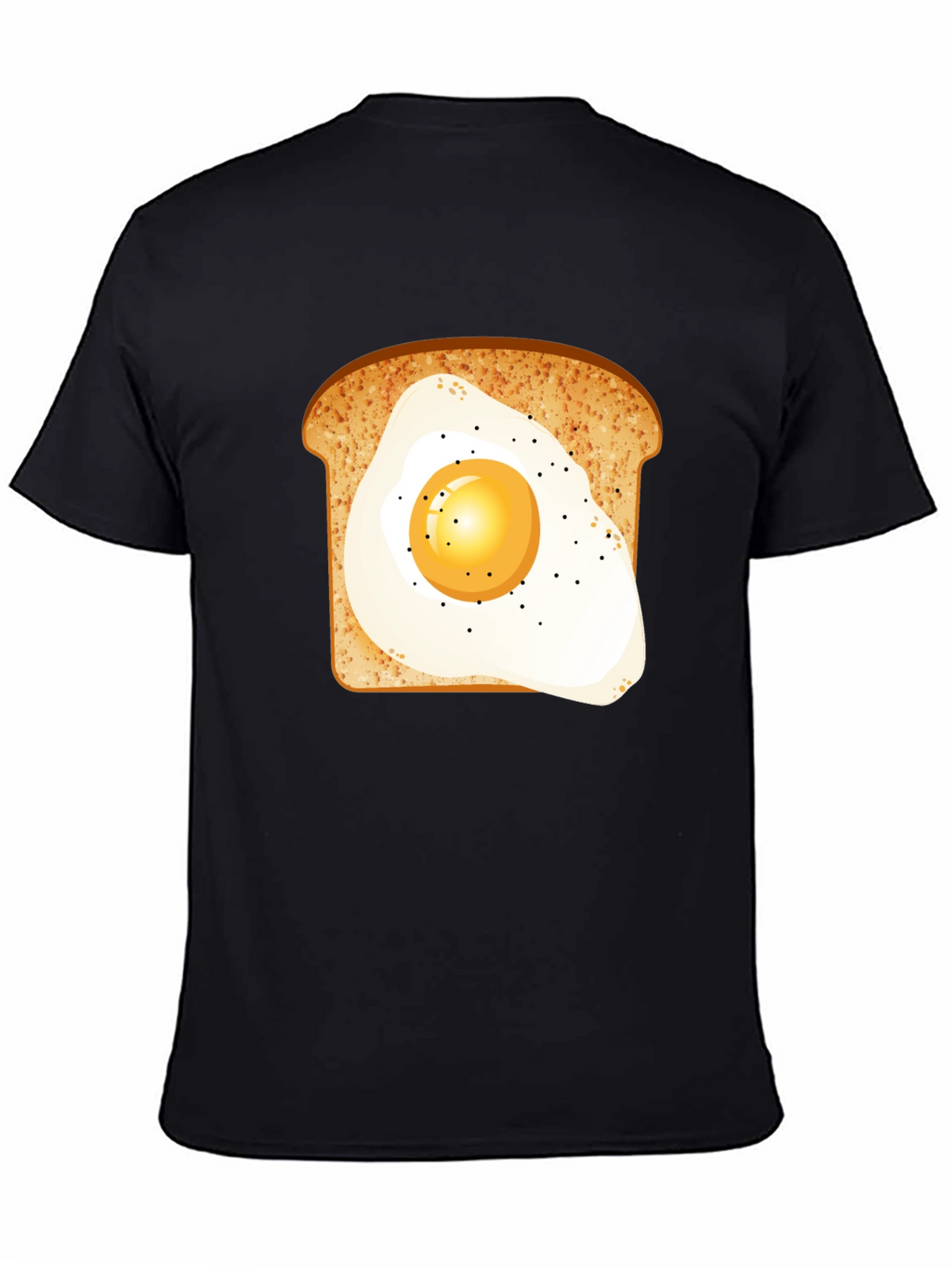 Breakfast Tee: Egg-on-Toast Graphic T-Shirt