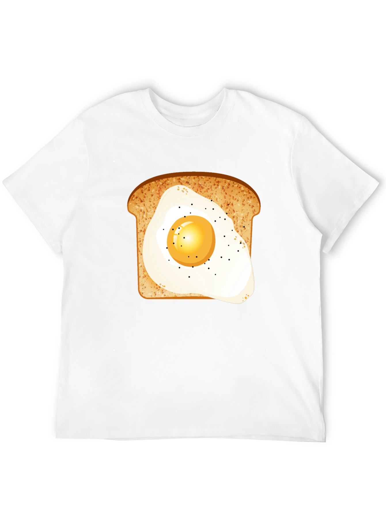 Breakfast Tee: Egg-on-Toast Graphic T-Shirt