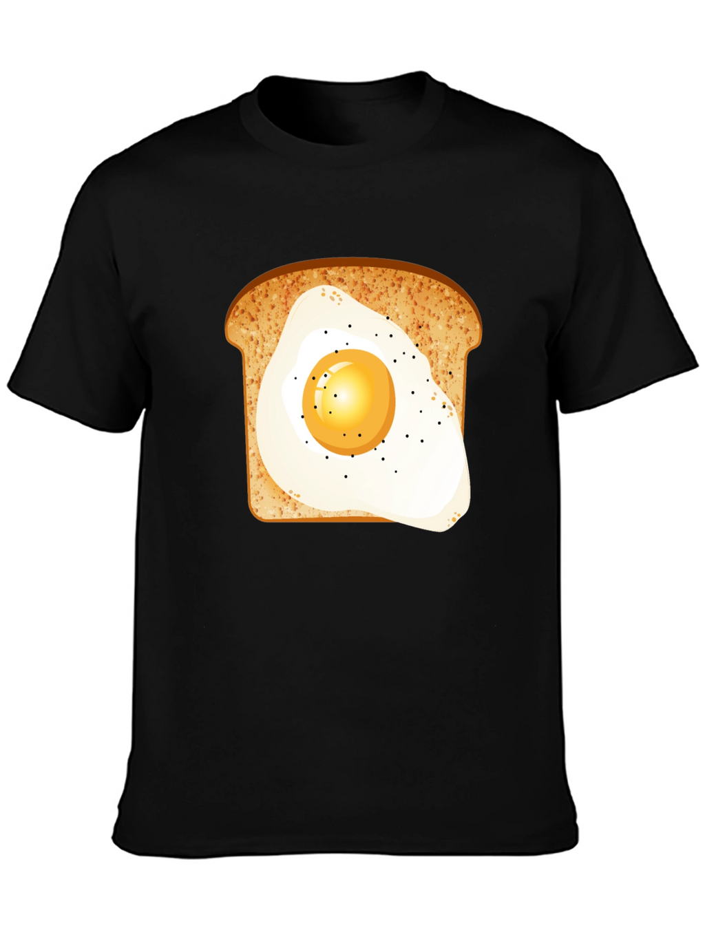 Breakfast Tee: Egg-on-Toast Graphic T-Shirt