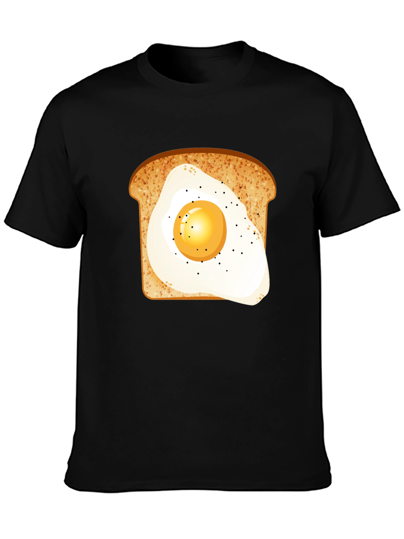 Breakfast Tee: Egg-on-Toast Graphic T-Shirt