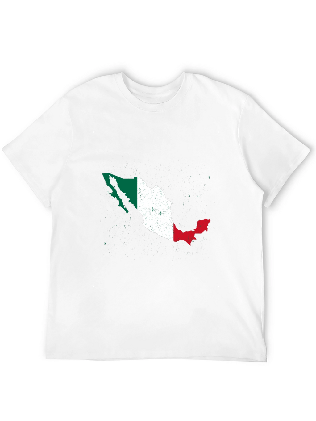 Mexico Flag Map Graphic T-Shirt
