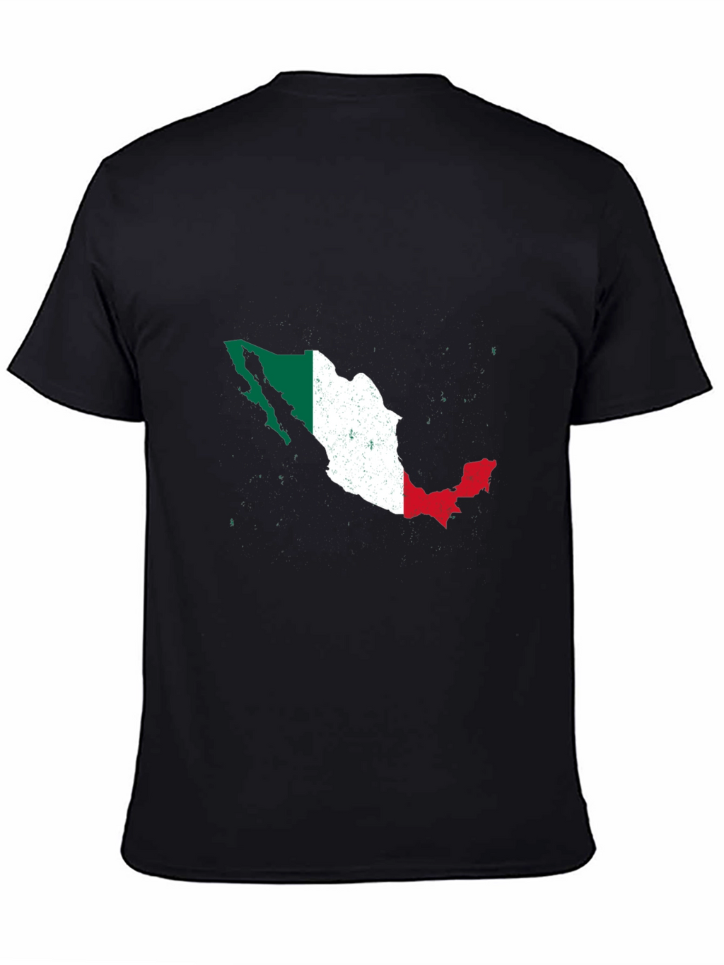 Mexico Flag Map Graphic T-Shirt