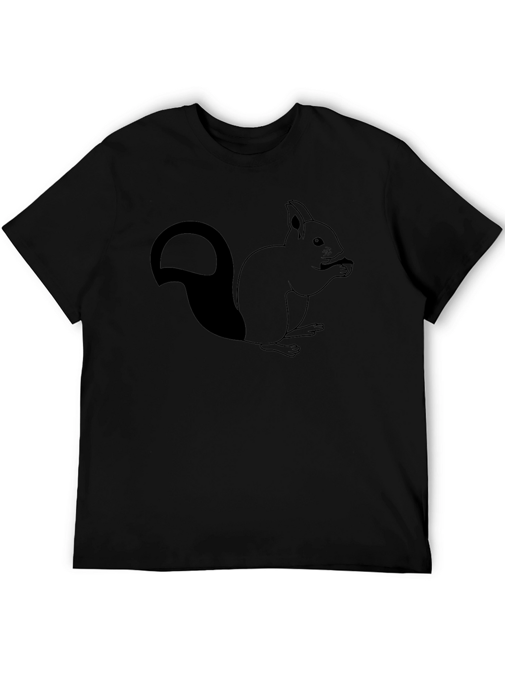 Squirrel Graphic Print Tee