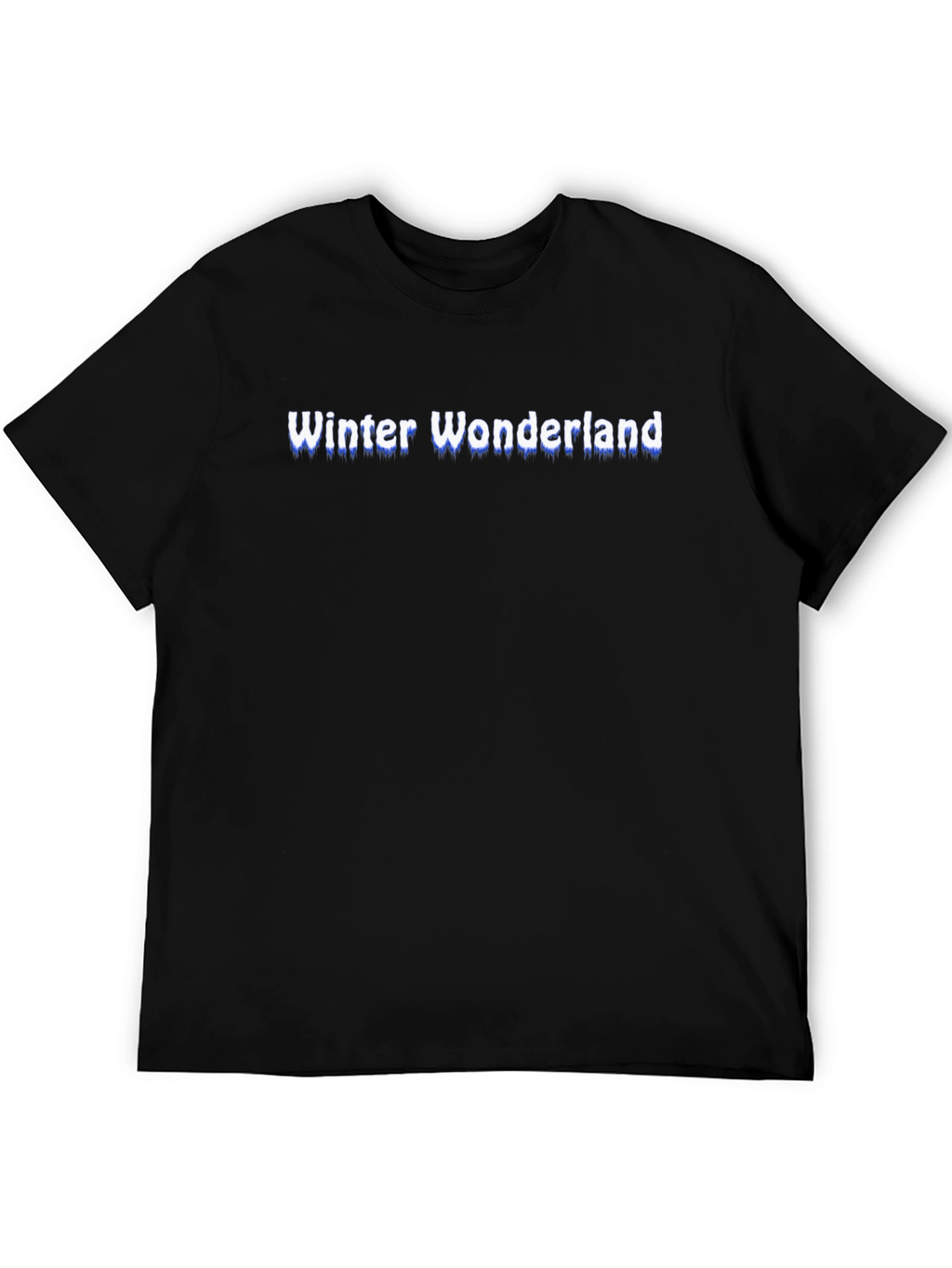 Winter Wonderland Black T-Shirt