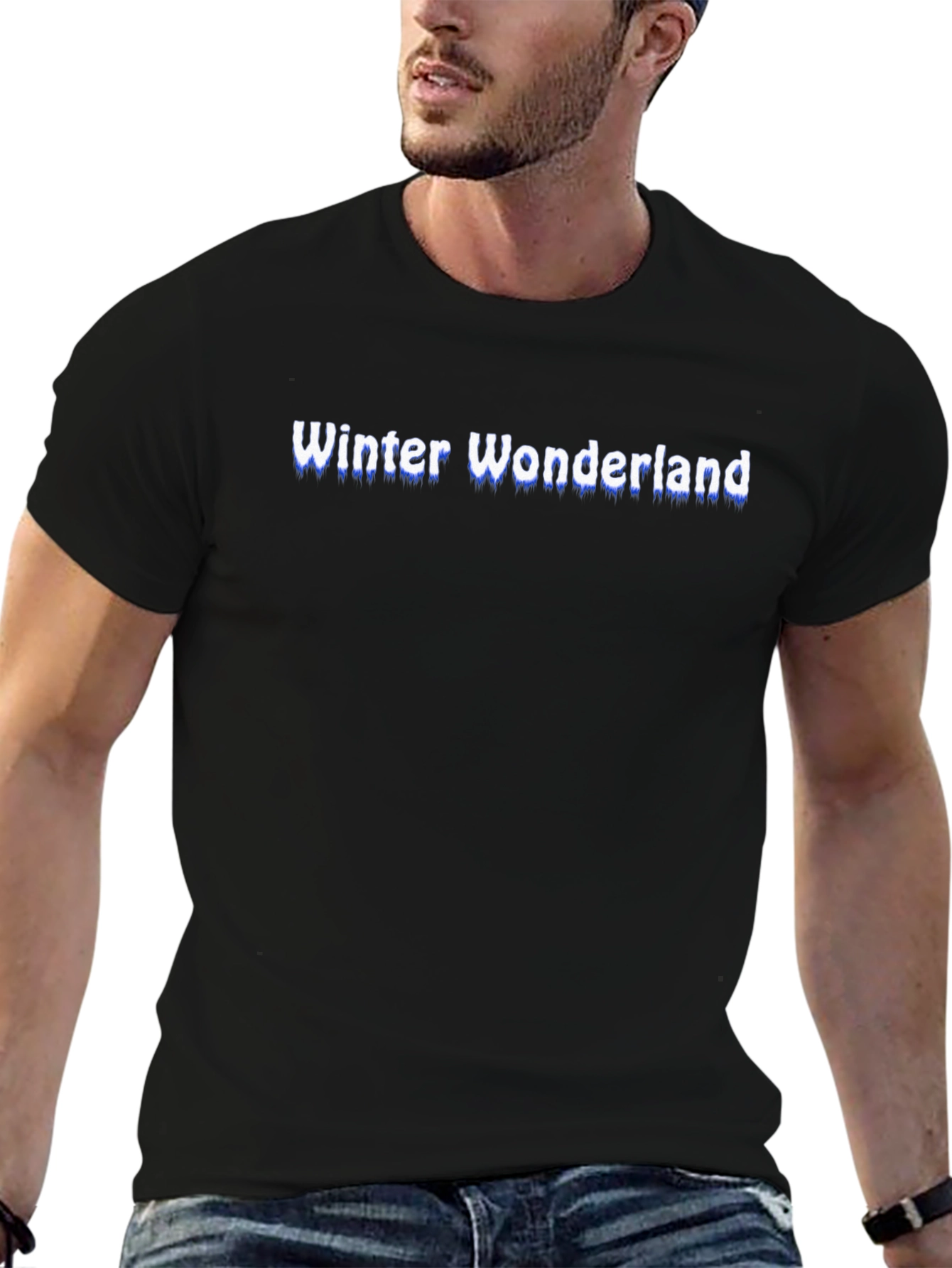 Winter Wonderland Black T-Shirt