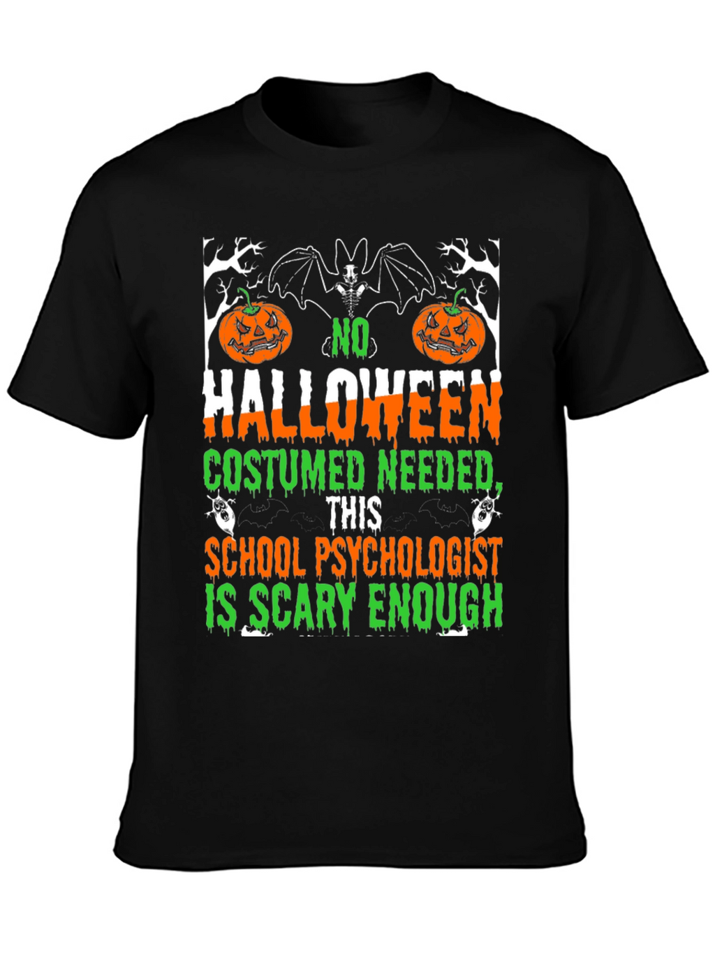 Halloween School Psychologist T-Shirt