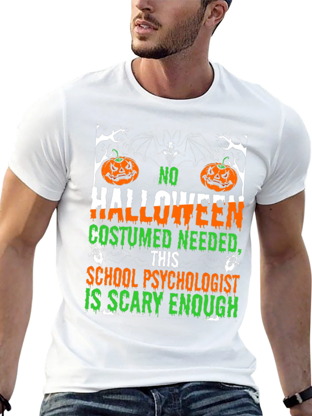 Halloween School Psychologist T-Shirt