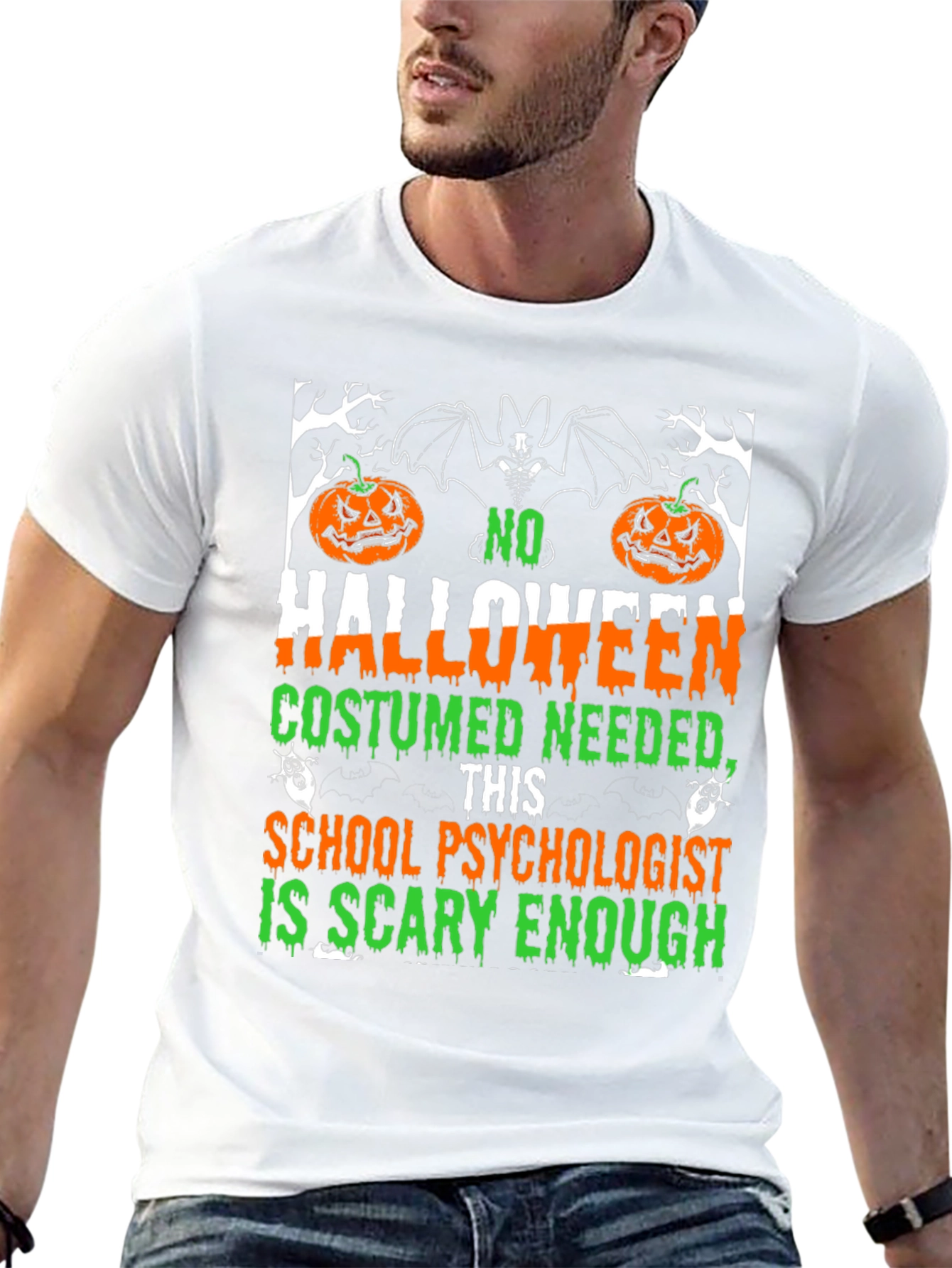 Halloween School Psychologist T-Shirt