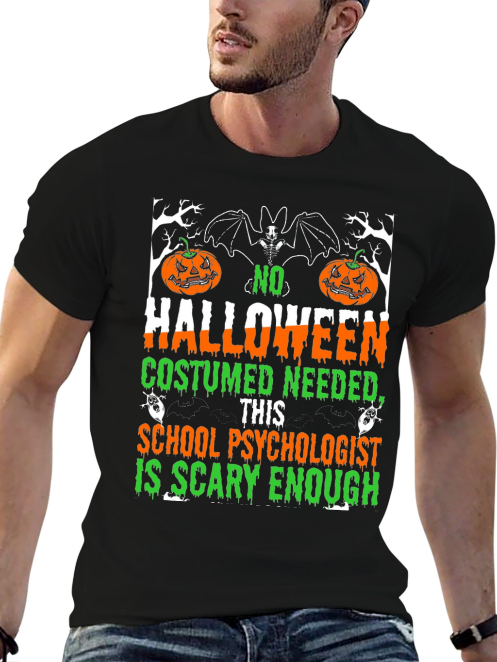 Halloween School Psychologist T-Shirt