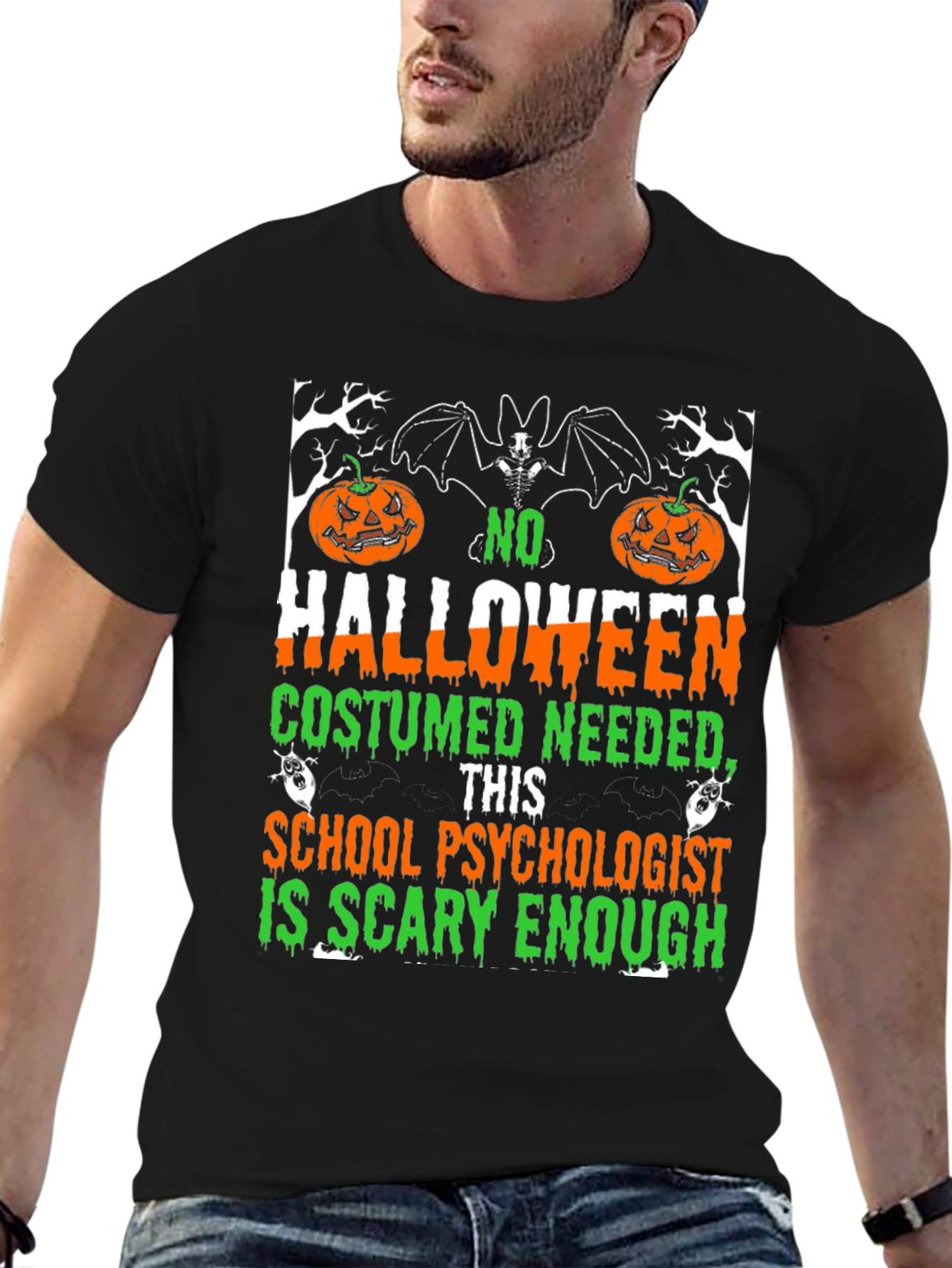 Halloween School Psychologist T-Shirt