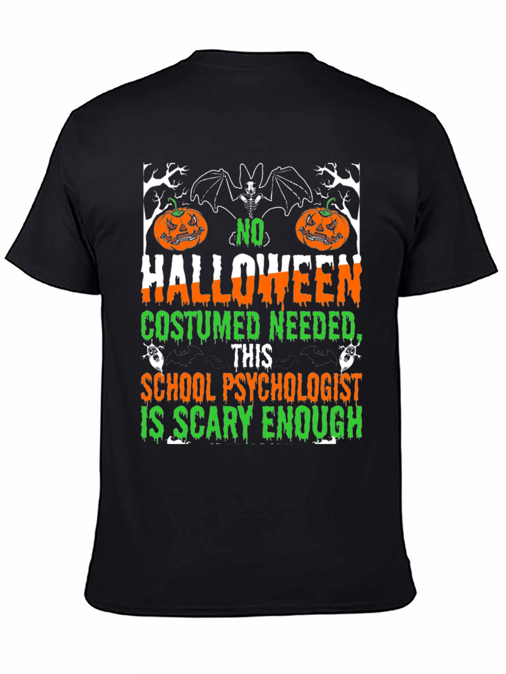 Halloween School Psychologist T-Shirt