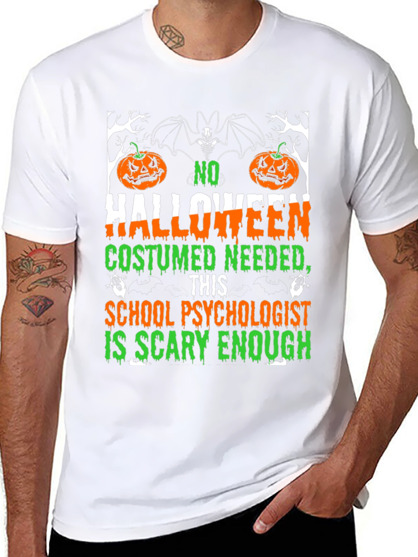 Halloween School Psychologist T-Shirt
