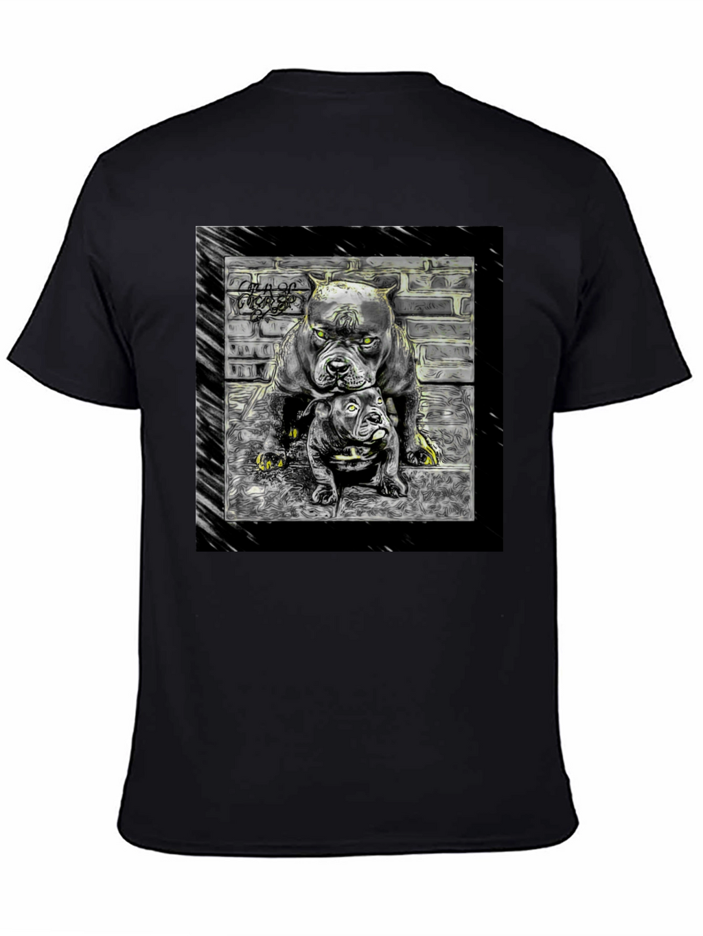 Dog Duo Graphic Tee - Cool Crewneck