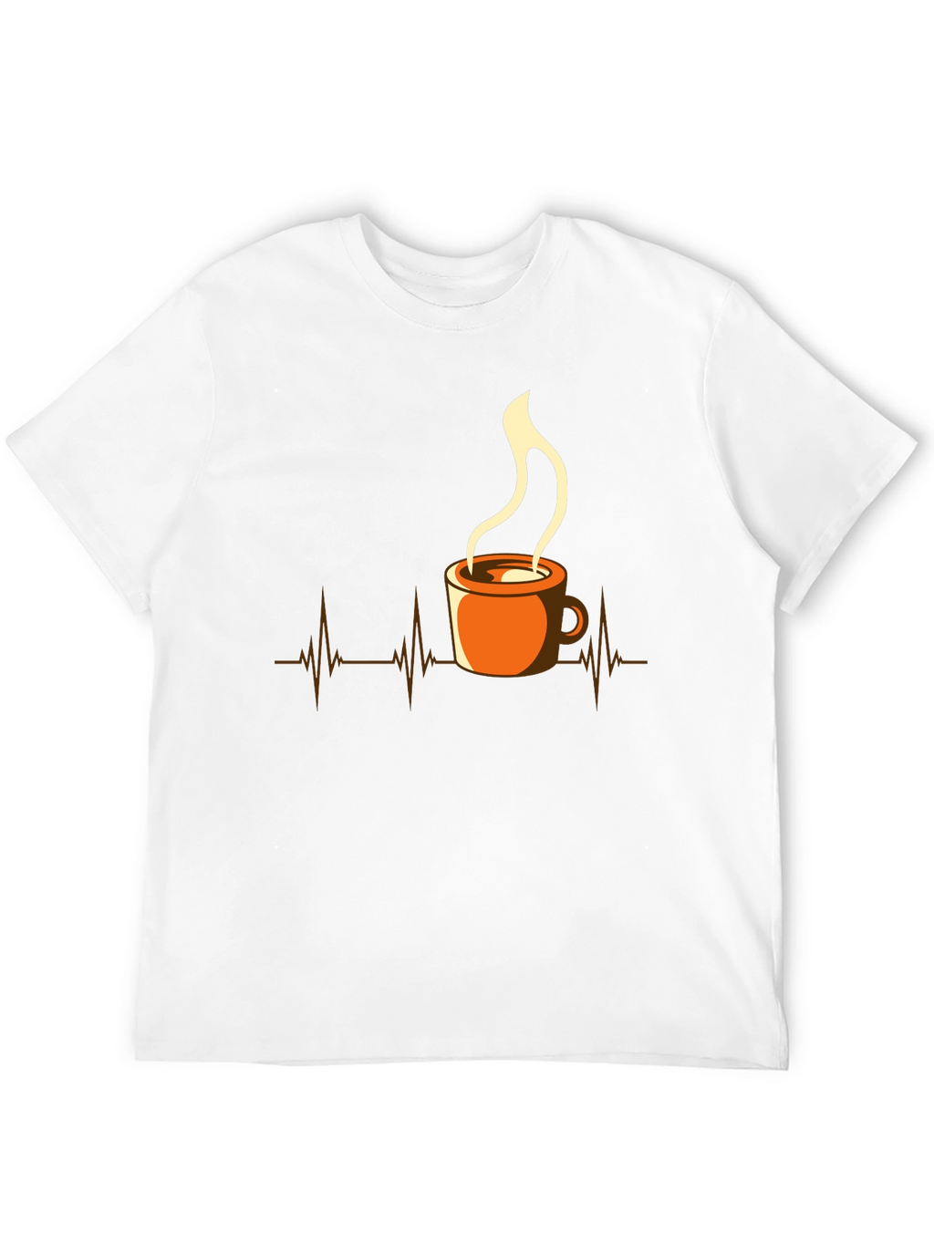 Coffee Lovers Heartbeat Tee