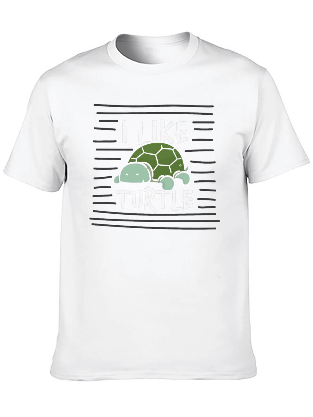 I Like Turtle Graphic T-Shirt