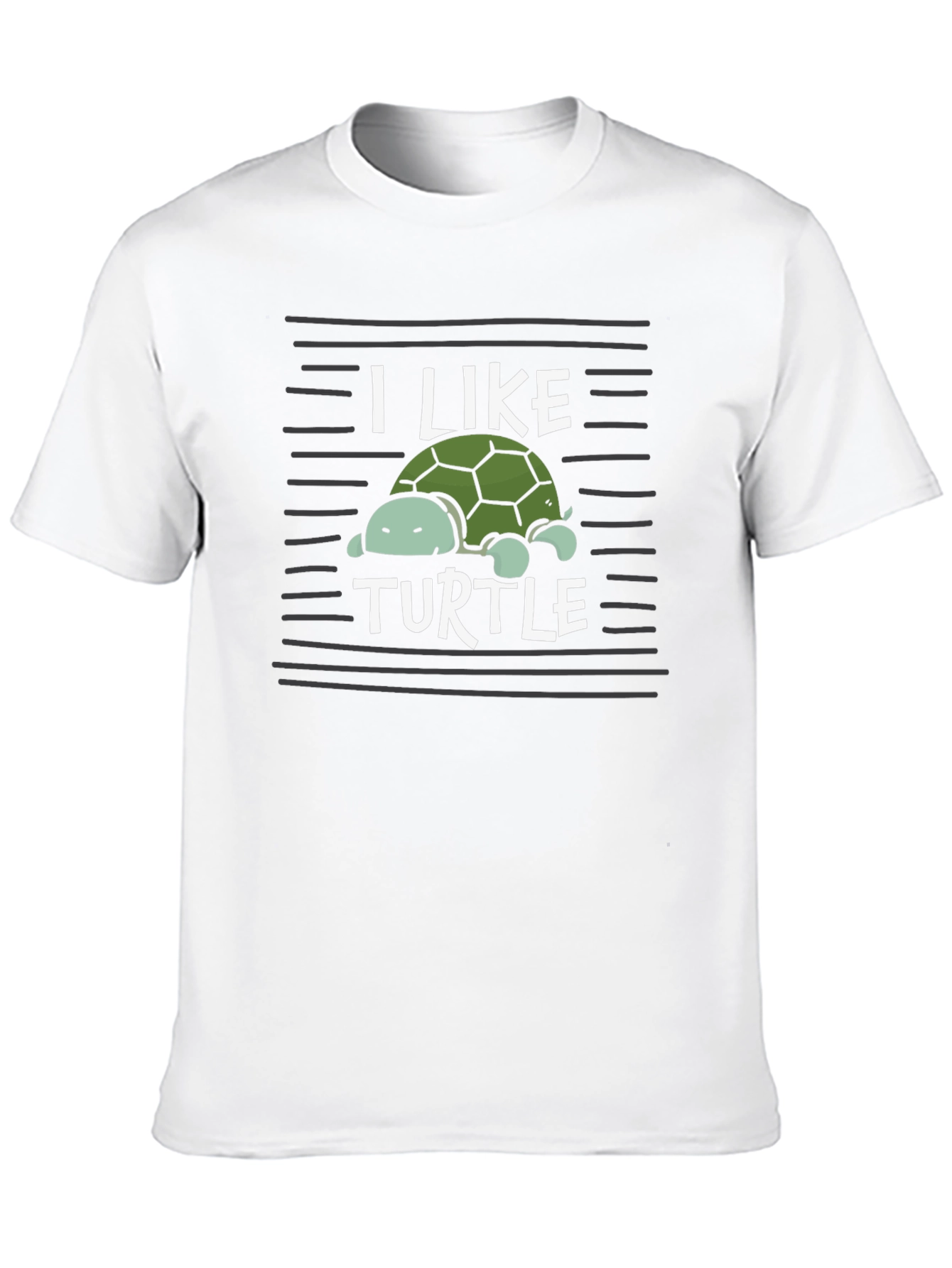 I Like Turtle Graphic T-Shirt