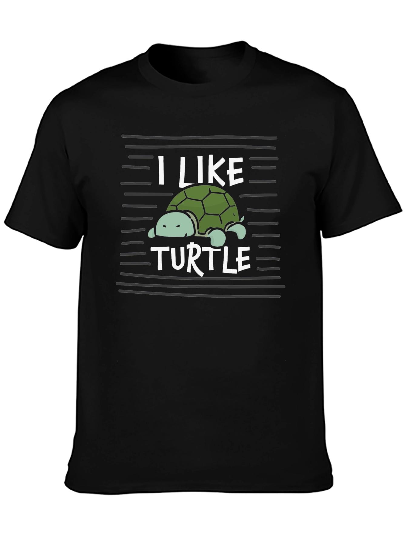 I Like Turtle Graphic T-Shirt