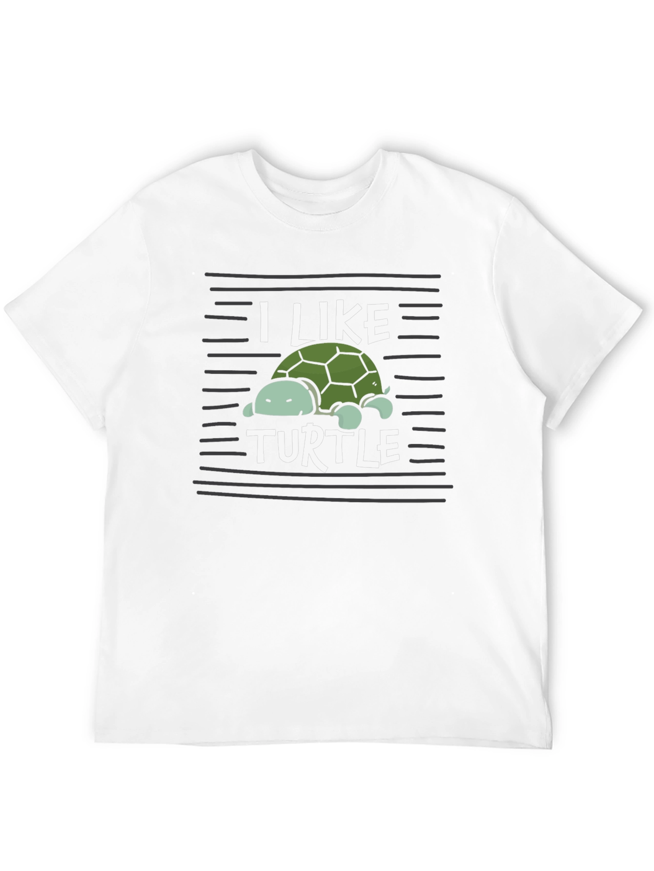 I Like Turtle Graphic T-Shirt